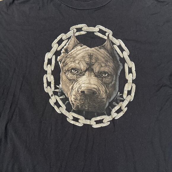 Pitbull Spike Collar King of Mean Shirt Mens Size XL - Picture 3 of 4